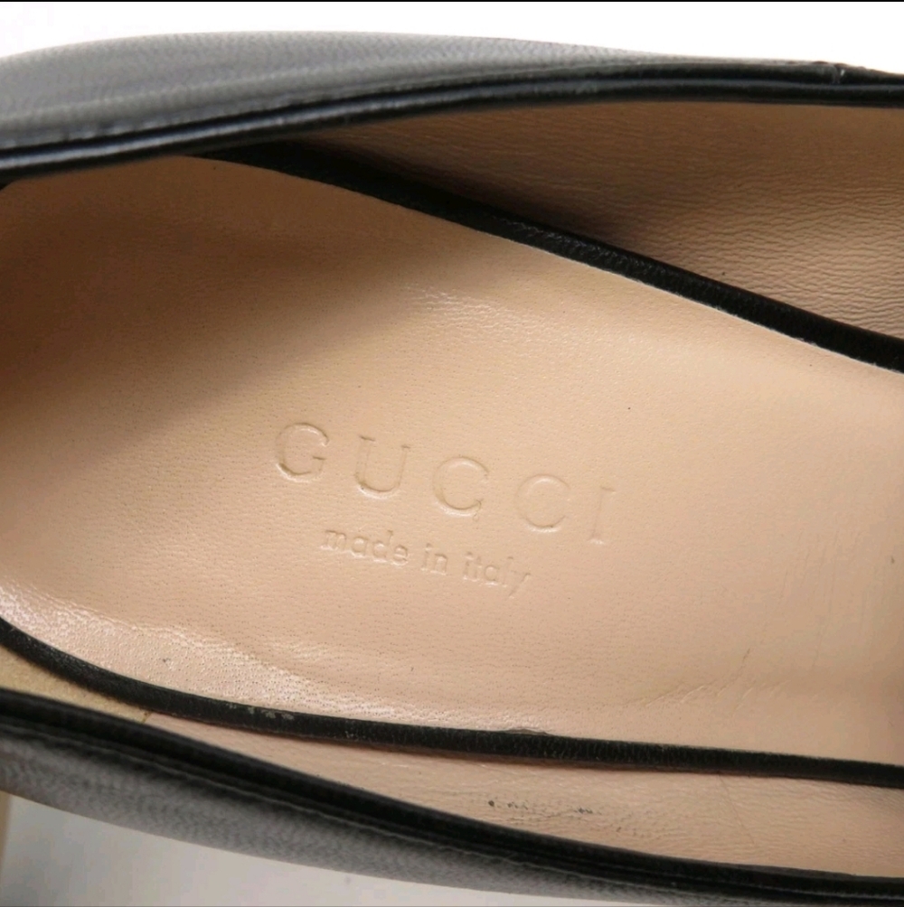 Gucci Marmont GG Mid Heel Loafers - Picture 9 of 13